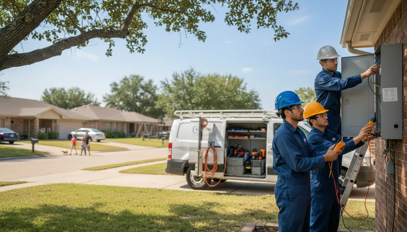 Certified electrician providing emergency electrical services in Nellis, WV